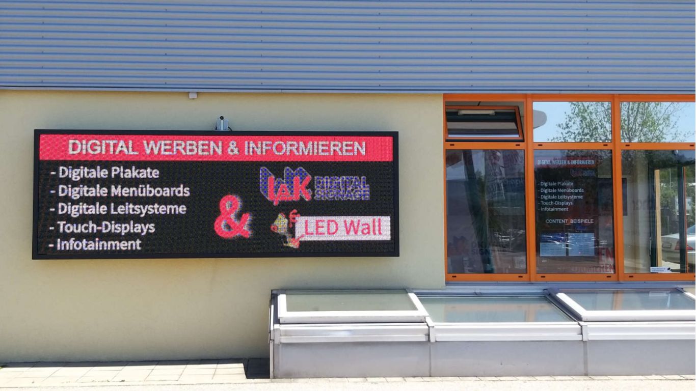 Werbung, die Sie anspringt Unsere Outdoor LED Displays für Ihre